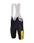 SANTINI pantalones cortos de tirantes - TDF FAN LEADER - negro