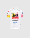 PISSEI jersey de manga corta - UAE TEAM EMIRATES REPLICA - GIRO + TOUR 24 JR - blanco/rosa/amarillo