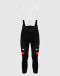PISSEI pantalones largos con tirantes - UAE TEAM EMIRATES - XRG 2025 REPLICA - blanco/negro
