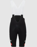 PISSEI pantalones cortos de tirantes - UAE TEAM EMIRATES XRG 2025 - blanco/negro