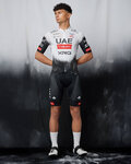 PISSEI jersey de manga corta - UAE TEAM EMIRATES 2025 REPLICA - blanco/negro