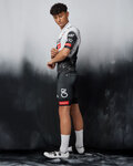 PISSEI jersey de manga corta - UAE TEAM EMIRATES 2025 REPLICA - blanco/negro