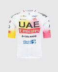 PISSEI jersey de manga corta - UAE TEAM EMIRATES REPLICA - GIRO + TOUR 24 - blanco/rosa/amarillo