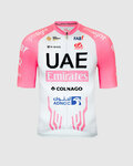 PISSEI jersey de manga corta - UAE TEAM EMIRATES REPLICA GIRO D'ITALIA 2024 - blanco/rosa