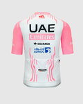 PISSEI jersey de manga corta - UAE TEAM EMIRATES REPLICA GIRO D'ITALIA 2024 - blanco/rosa