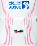 PISSEI jersey de manga corta - UAE TEAM EMIRATES REPLICA GIRO D'ITALIA 2024 - blanco/rosa