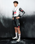 PISSEI maillot de invierno de manga larga - UAE TEAM EMIRATES - XRG 2025 REPLICA - blanco/negro