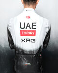 PISSEI maillot de invierno de manga larga - UAE TEAM EMIRATES - XRG 2025 REPLICA - blanco/negro