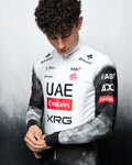 PISSEI maillot de invierno de manga larga - UAE TEAM EMIRATES - XRG 2025 REPLICA - blanco/negro