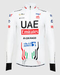 PISSEI maillot de invierno de manga larga - UAE TEAM EMIRATES 2024 - blanco