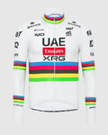 PISSEI maillot de verano de manga larga - TADEJ POGACAR WORLD CHAMP REPLICA - blanco