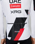PISSEI maillot de verano de manga larga - UAE TEAM EMIRATES - XRG 2026 REPLICA - blanco/rojo/negro