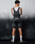 PISSEI pantalones cortos de tirantes - UAE TEAM EMIRATES 2025 REPLICA - negro