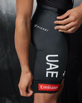 PISSEI pantalones cortos de tirantes - UAE TEAM EMIRATES 2025 REPLICA - negro