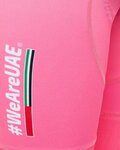 PISSEI pantalones cortos de tirantes - UAE TEAM EMIRATES 2024 REPLICA SANREMO - GIRO 24 - rosa