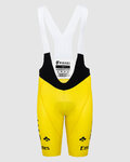 PISSEI pantalones cortos de tirantes - UAE TEAM EMIRATES 2024 REPLICA SANREMO - TDF 24 - amarillo