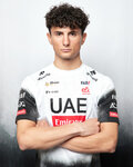 PISSEI Camiseta de manga corta - UAE TEAM EMIRATES 2025  - blanco/negro