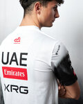 PISSEI Camiseta de manga corta - UAE TEAM EMIRATES 2025  - blanco/negro