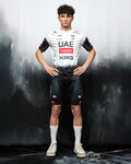 PISSEI Camiseta de manga corta - UAE TEAM EMIRATES 2025  - blanco/negro