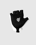 PISSEI guantes de dedos cortos - UAE TEAM EMIRATES XRG 2025 - blanco/negro
