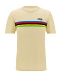 SANTINI Camiseta de manga corta - UCI WORLD CHAMPION - beige