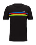 SANTINI Camiseta de manga corta - UCI WORLD CHAMPION - negro