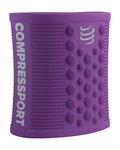 COMPRESSPORT cintas para el sudor - 3D.DOTS - púrpura/blanco