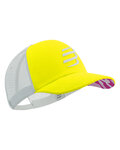 COMPRESSPORT tapa - TRUCKER CAP - amarillo/gris