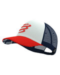 COMPRESSPORT tapa - TRUCKER CAP - azul/blanco/rojo
