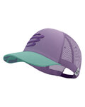 COMPRESSPORT tapa - TRUCKER CAP - púrpura/verde claro
