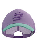 COMPRESSPORT tapa - TRUCKER CAP - púrpura/verde claro