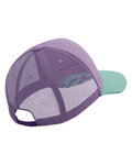 COMPRESSPORT tapa - TRUCKER CAP - púrpura/verde claro