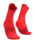 COMPRESSPORT calcetines clásicos - PRO RACING SOCKS V4.0 TRAIL - rojo/negro