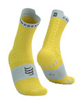 COMPRESSPORT calcetines clásicos - PRO RACING SOCKS V4.0 TRAIL - amarillo/azul