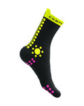 COMPRESSPORT calcetines clásicos - PRO RACING V4.0 TRAIL - amarillo/negro