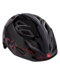 MET casco - ELFO  - negro/rojo