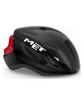 MET casco - STRALE - negro/rojo
