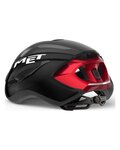 MET casco - STRALE - negro/rojo