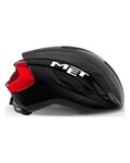MET casco - STRALE - negro/rojo