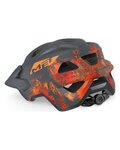 MET casco - ELDAR - gris/naranja