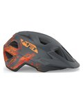 MET casco - ELDAR - gris/naranja