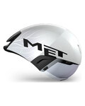 MET casco - CODATRONCA - blanco/plateado
