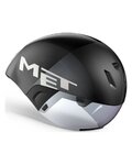 MET casco - CODATRONCA - negro/plateado
