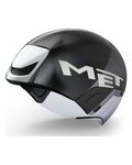 MET casco - CODATRONCA - negro/plateado