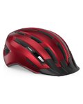 MET casco - DOWNTOWN - rojo