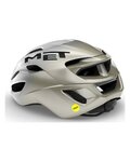 MET casco - RIVALE MIPS - gris/plateado