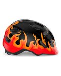 MET casco - HOORAY - negro/rojo