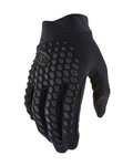 100% SPEEDLAB guantes de dedos largos - GEOMATIC - negro/gris