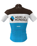 ROSTI jersey de manga corta - AG2R 2019  - azul/blanco/marrón