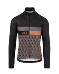 AGU maillot de invierno de manga larga - SIX6 DOT WINTER - negro/marrón